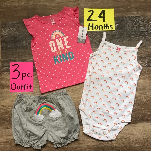 Carter's Other - NWT Carter’s 3 pc Matching 24 Month Outfit